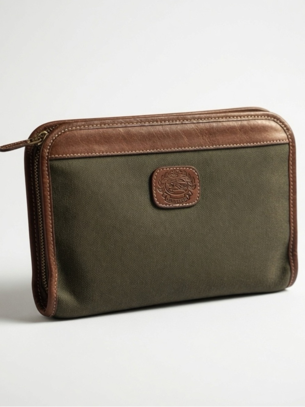 Vintage Rare Burberry Canvas Clutch Bag